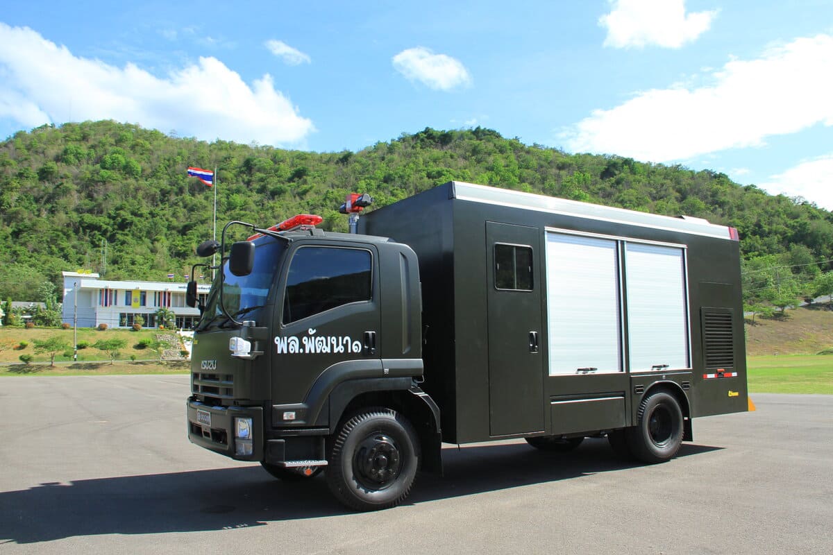 Air Compressor Support Vehicle