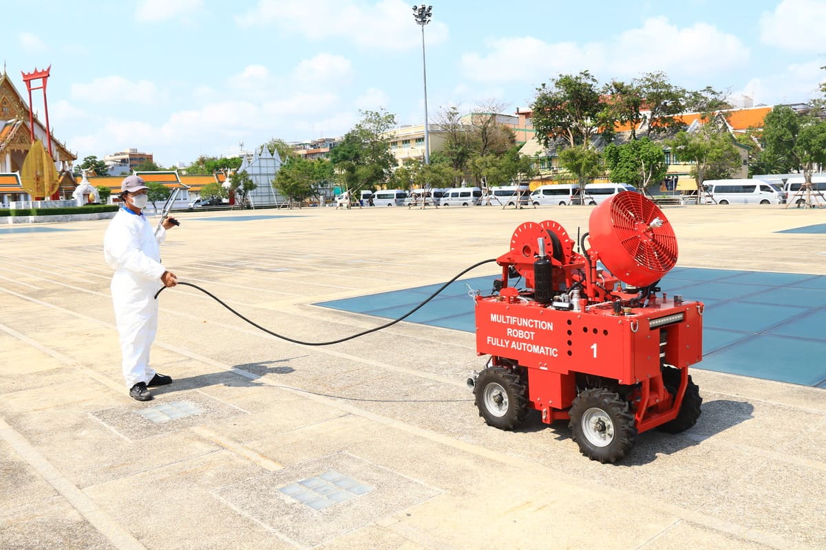 Compact Fire Fighting Robot