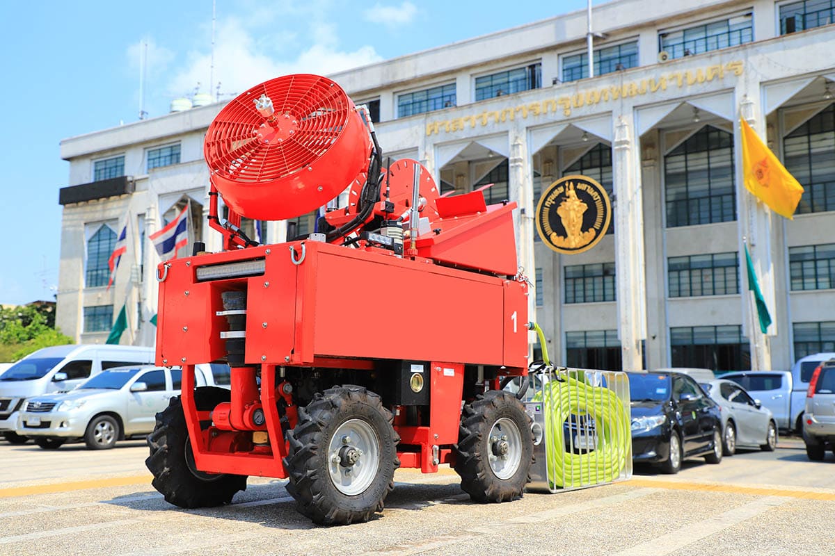Compact Fire Fighting Robot